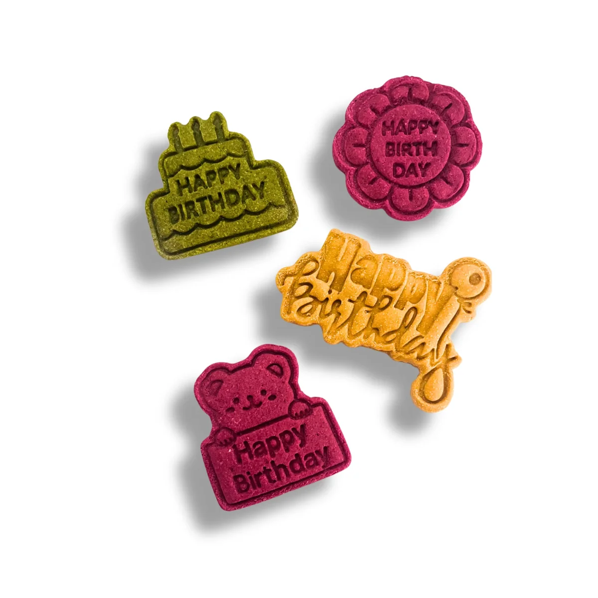 BISKY BIRTHDAY – Biscotti Artigianali per Cani a Tema Compleanno, Farina d’Avena & Verdure