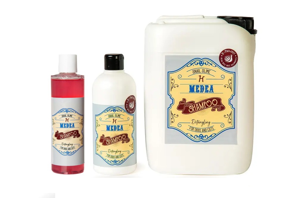MEDEA Shampoo professionale con Bava di Lumaca per cani e gatti