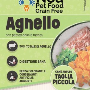 Noa Grain Free cane adulto taglia piccola Agnello, Patate Dolci,arancia e Menta 2kg