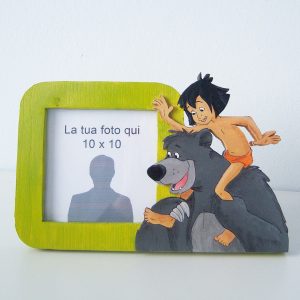 Cornice portafoto Baloo e Mowgli