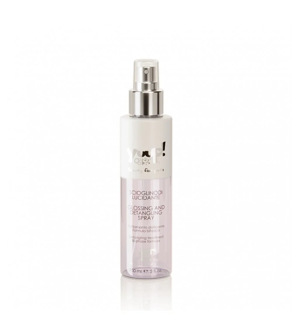 YUUP Scioglinodi Lucidante 150ml Spray districante bifasico ideale per manti lunghi