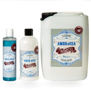 AMBROSIA Shampoo professionale a base di Bava di Lumaca e Cheratina per cani e gatti