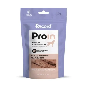 Record Snack naturale per cani ProIn con proteina base Agnello grain free da 75 gr