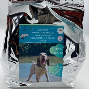 ALIMENTO PER CANI ADULTI CON TROTA GRAIN FREE